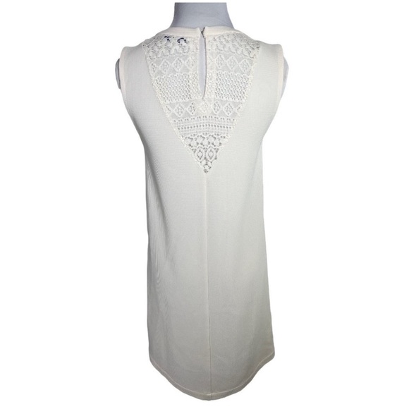 Rebecca Minkoff Ivory Lace Insert Sleeveless Dress - Picture 6 of 10